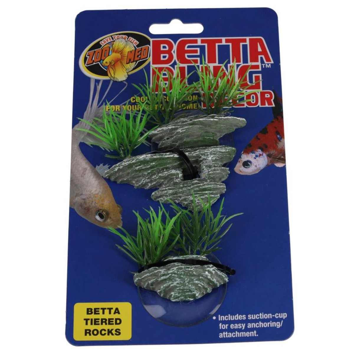 Zoo Med Betta Bling Tiered Rocks Natural Aquarium Decoration for Betta Fish