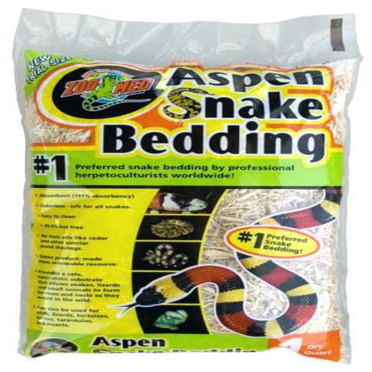 ZOOMED Aspen Snake Bedding 24qt - 1Qt