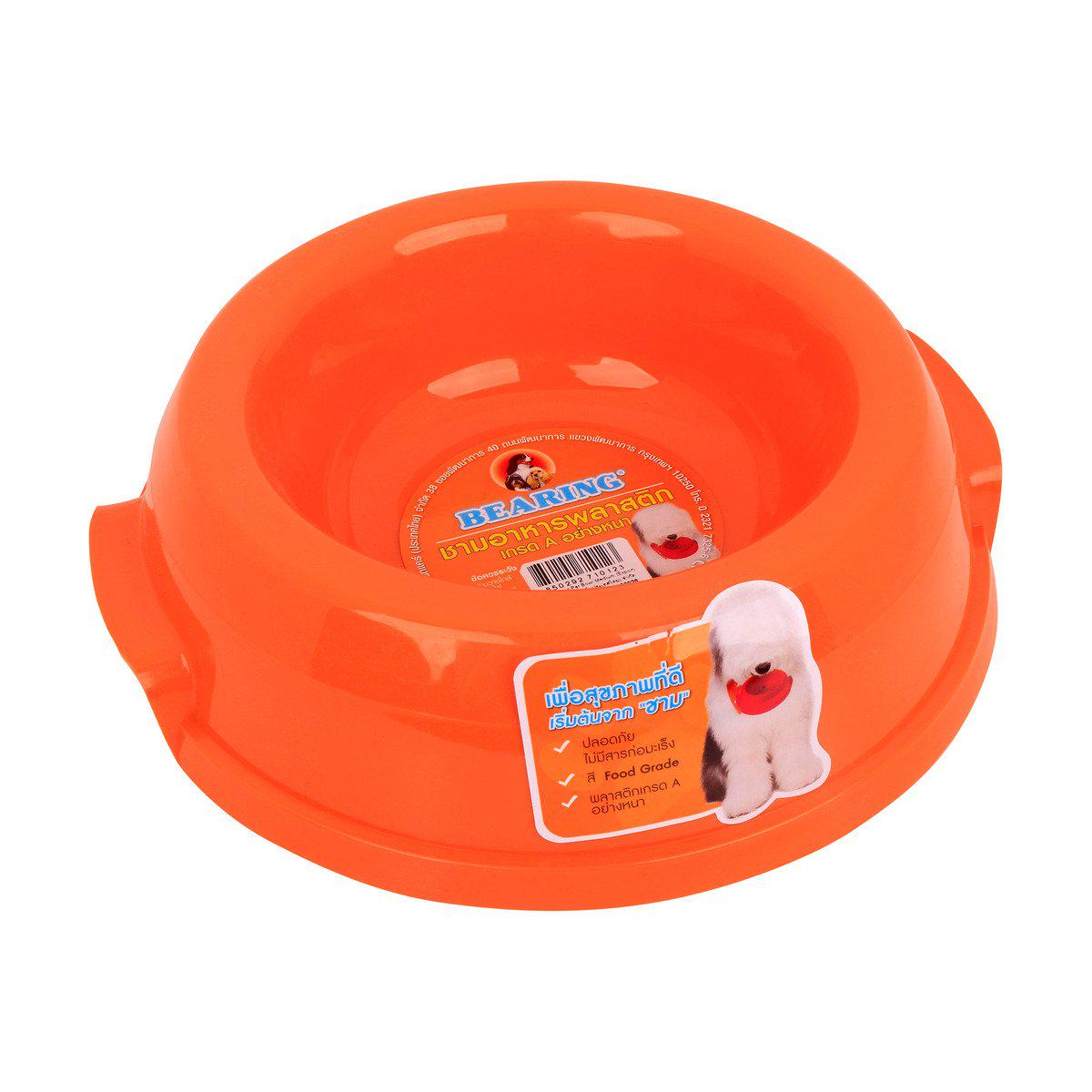 Bearing Pet Bowl Round Size Medium Assorted 1 pc
