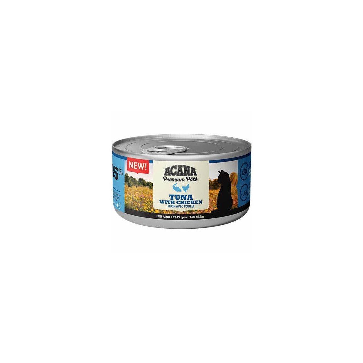 Acana Premium Tuna & Chicken Pate Cat Wet Food 85G