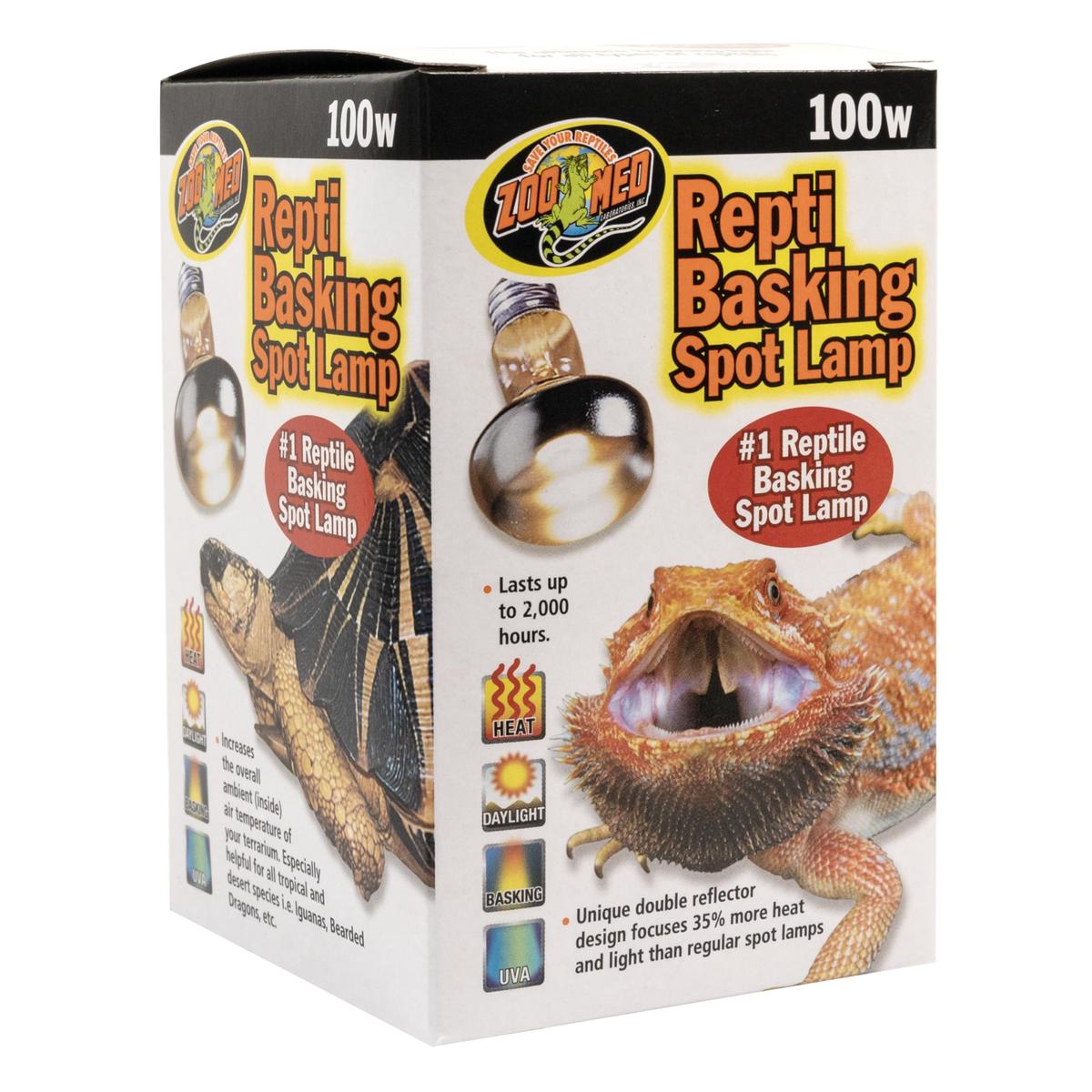 (4 Pack) Zoo Med Repti Basking Spot Lamps 100 watt for Reptiles