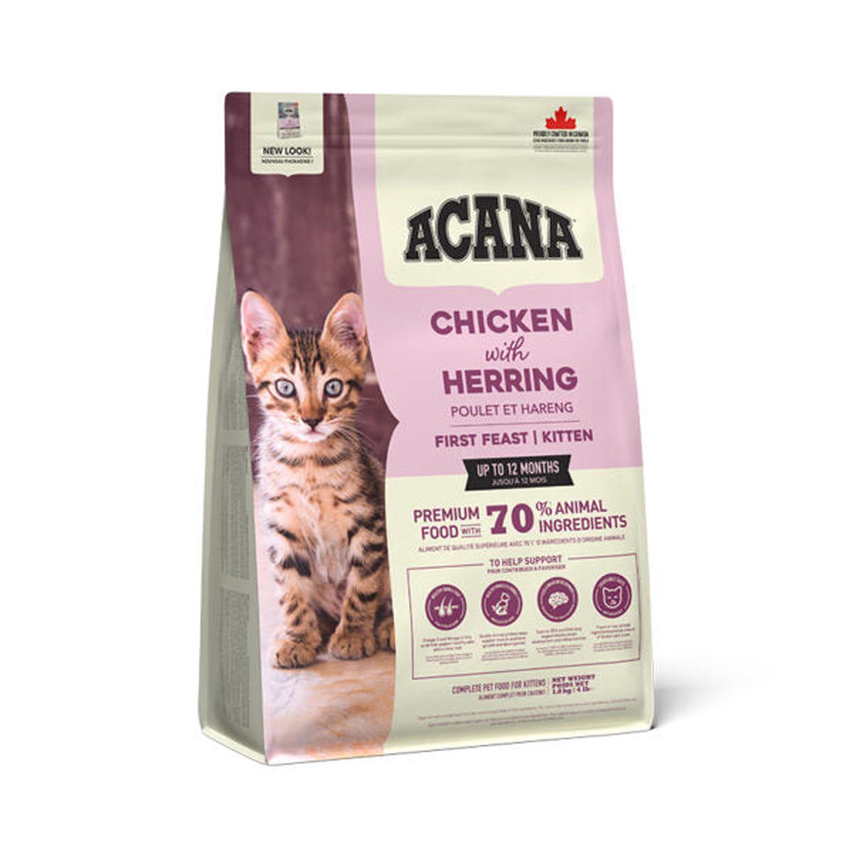 Acana First Feast Chicken With Herring Kitten Dry Food - 1.8kg
