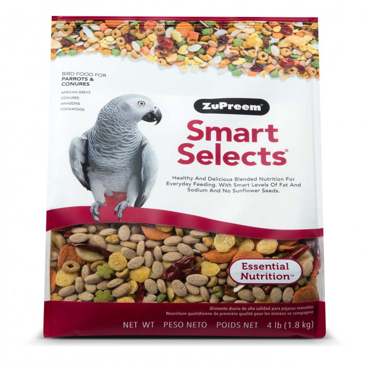 Zupreem Smart Selects Parrots & Conures - 1.8kg