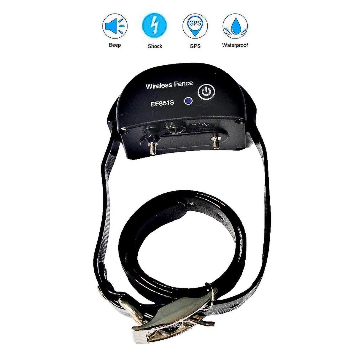 Wilreless Fence System Dog Collar Radius 800M Use The Satellite GPS Technology Dog Training Collar Waterproof Rechargeable