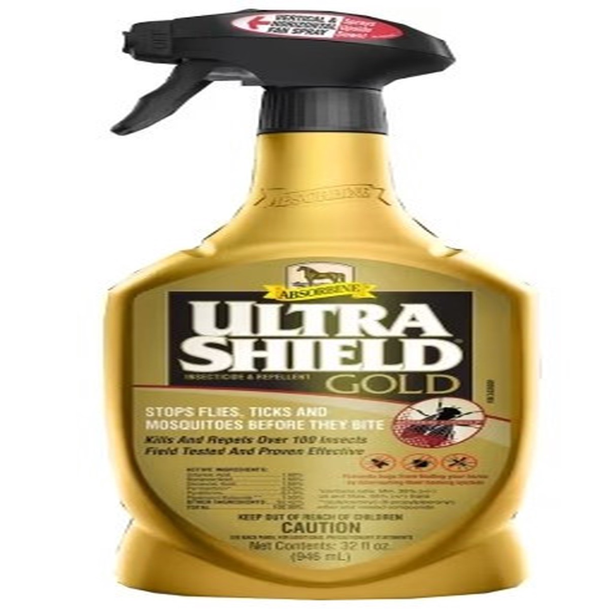 Absorbine UltraShield Gold Horse Fly Spray Refill 32fl oz