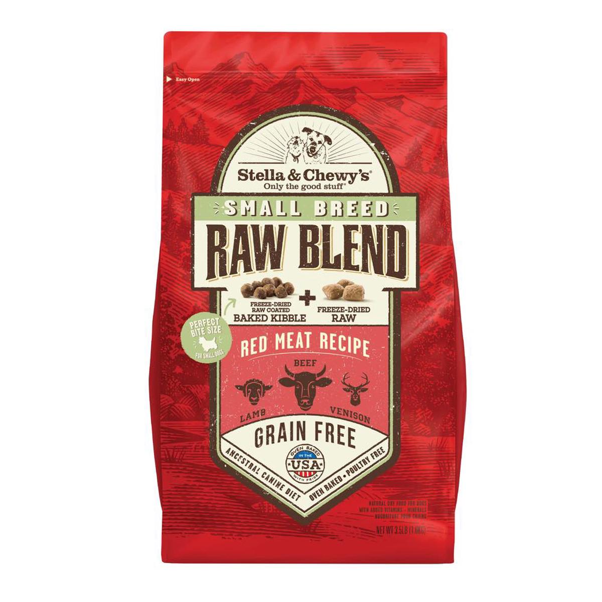 15% OFF: Stella & Chewys Raw Blend Red Meat Kibble With Freeze-Dried Raw Small Breed Grain-Free Dry