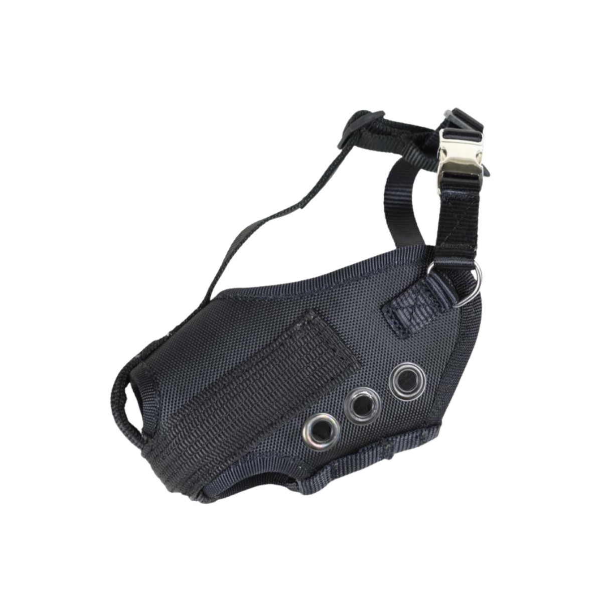 -9 SERVICE DOG MUZZLE FOR GERMAN SHEPHERD & MALINOIS WITH BROW STRAP AND NOSE PRODECTION