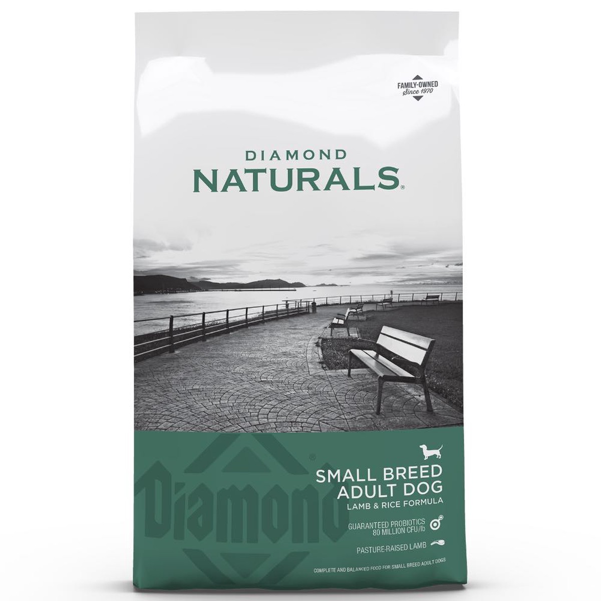 30% OFF: Diamond Naturals Lamb & Rice SMALL Breed Adult Dry Dog Food 2kg