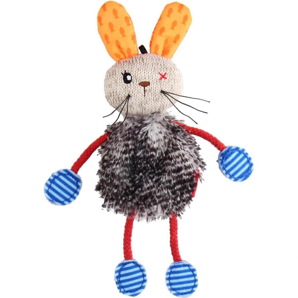 10% OFF: GiGwi Refillable Silvervine Plush Cat Toy (Rabbit)