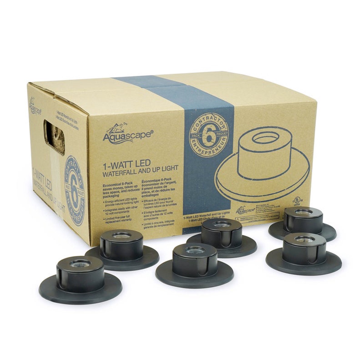 1-Watt Waterfall Light 6-Pack